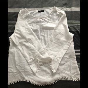 White long sleeve shirt